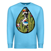 Ocean Blue mexican teardrop  3 Premium Sweatshirt - BundleAndBundleShop