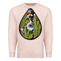 Pale Pink mexican teardrop  3 Premium Sweatshirt - BundleAndBundleShop