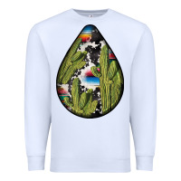 White mexican teardrop  3 Premium Sweatshirt - BundleAndBundleShop