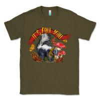 Army Green It's Fall Y'all Skunk Classic Tee - LillyAllenDesigns