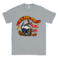 Heather Grey It's Fall Y'all Skunk Classic Tee - LillyAllenDesigns