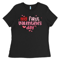 My First Valentines Day Ladies Tee | Teevron