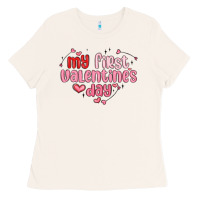 Bone my first valentines day Ladies Tee - MaliasSmallBusiness