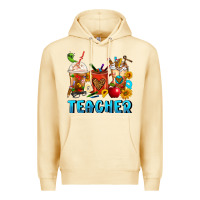 Pina Colada Teacher Coffee Cups Premium Hoodie - FaDigitalArtStudio