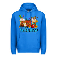 True Royal Teacher Coffee Cups Premium Hoodie - FaDigitalArtStudio