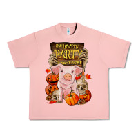 Salmon halloween party pig Urban Heavy Tee - RanaPortraitStore