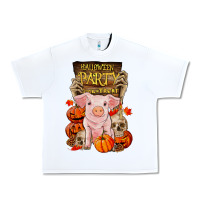White halloween party pig Urban Heavy Tee - RanaPortraitStore