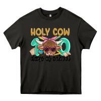 Asphalt holy cow 100 days of school Heavy Core Tee - MaliasSmallBusiness