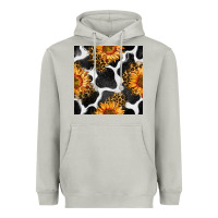 Moon Dust cowhide leopard sunflower seamless pattern Heavyweight Hoodie - BundleAndBundleShop