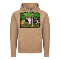 Vintage Coffee st patricks cows heifers go lucky Vintage Hoodie - Jasminsmagicworld