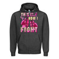 Charcoal Heather This is how i fight Zipper Hoodie - FaDigitalArtStudio