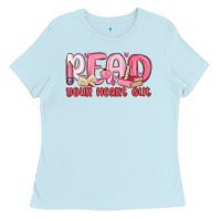 Baby Blue read your heart out Ladies Tee - MaliasSmallBusiness