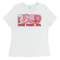 White read your heart out Ladies Tee - MaliasSmallBusiness