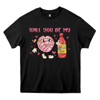 Black will you be my Heavy Core Tee - MaliasSmallBusiness