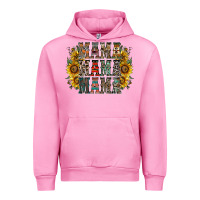 Fuchsia Pink mama sunflower western Urban Hoodie - RacoonDesign