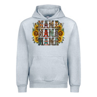Heather Grey mama sunflower western Urban Hoodie - RacoonDesign