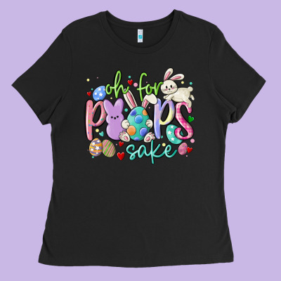 Oh For The Peeps Sake Ladies Tee Designed By Maliassmallbusiness