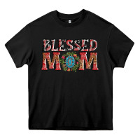 Black blessed mom christmas Heavy Core Tee - AdoDesignShop