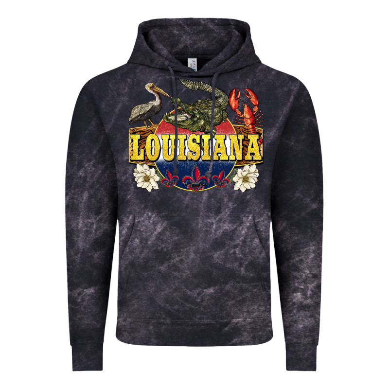 Louisiana State Vintage Hoodie by BarkalooDesign | Teevron