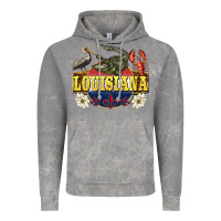 Cloud Rock louisiana state Vintage Hoodie - BarkalooDesign