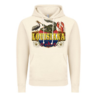 Vintage Artic louisiana state Vintage Hoodie - BarkalooDesign
