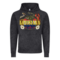Vintage Black louisiana state Vintage Hoodie - BarkalooDesign