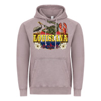 Vintage Zinc louisiana state Vintage Hoodie - BarkalooDesign