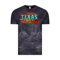 Cloud Black Texas Chica with roses Vintage Tee - Jasminsmagicworld