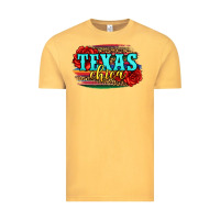 Vintage Mustard Texas Chica with roses Vintage Tee - Jasminsmagicworld