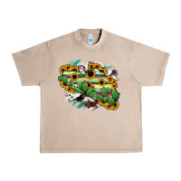 French Oak Guerrero Map Urban Heavy Tee - RanaPortraitStore