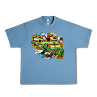 Pebble Blue Guerrero Map Urban Heavy Tee - RanaPortraitStore