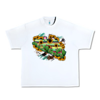 White Guerrero Map Urban Heavy Tee - RanaPortraitStore