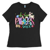 Black oh for the peeps sake Ladies Tee - MaliasSmallBusiness
