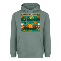 Sage autumn seamless pattern Heavyweight Hoodie - BundleAndBundleShop