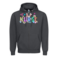 Smoke Easter Nurse Zipper Hoodie - OliviaCreatesArt