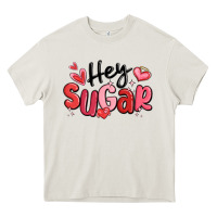 Cream hey sugar valentines day Heavy Core Tee - MaliasSmallBusiness