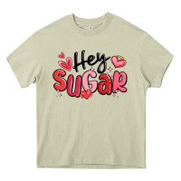 Mossy hey sugar valentines day Heavy Core Tee - MaliasSmallBusiness