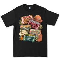 Black country cassette tapes Premium Tee - MaliasSmallBusiness