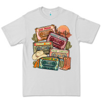 Dove Grey country cassette tapes Premium Tee - MaliasSmallBusiness