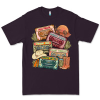 Plum country cassette tapes Premium Tee - MaliasSmallBusiness