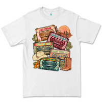 White country cassette tapes Premium Tee - MaliasSmallBusiness