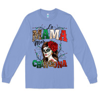 Colony Blue La Mama Mas Chingona Long Sleeve Tee - texasbilliewilder