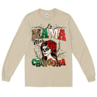 Mushroom La Mama Mas Chingona Long Sleeve Tee - texasbilliewilder
