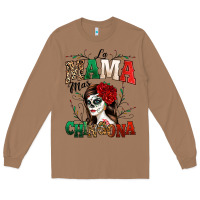 Toasted Coconut La Mama Mas Chingona Long Sleeve Tee - texasbilliewilder