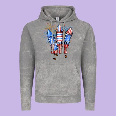 Let's Get Lit Vintage Hoodie Designed By Ranaportraitstore