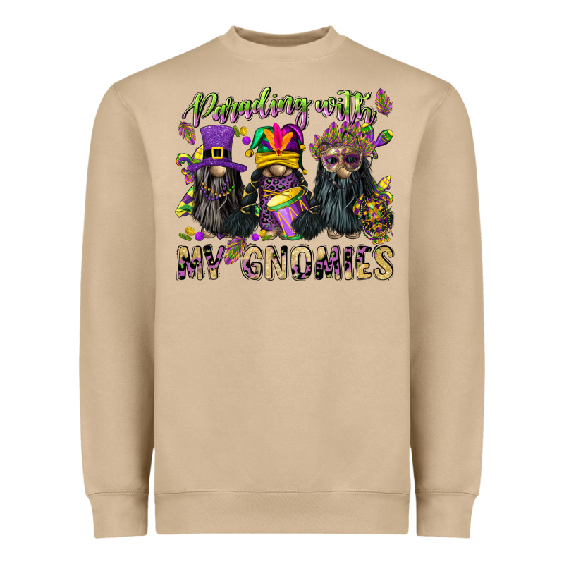 Parading With My Gnomies Heavyweight Sweatshirt by CowGirlArtShop | Teevron