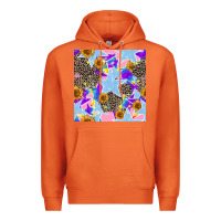 Carrot stars and sunflowers seamless pattern Premium Hoodie - FaDigitalArtStudio