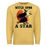 Antique Gold witch upon a star Premium Sweatshirt - BundleAndBundleShop