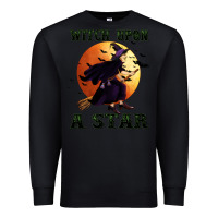 Black witch upon a star Premium Sweatshirt - BundleAndBundleShop