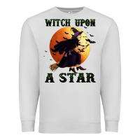 Dove Grey witch upon a star Premium Sweatshirt - BundleAndBundleShop
